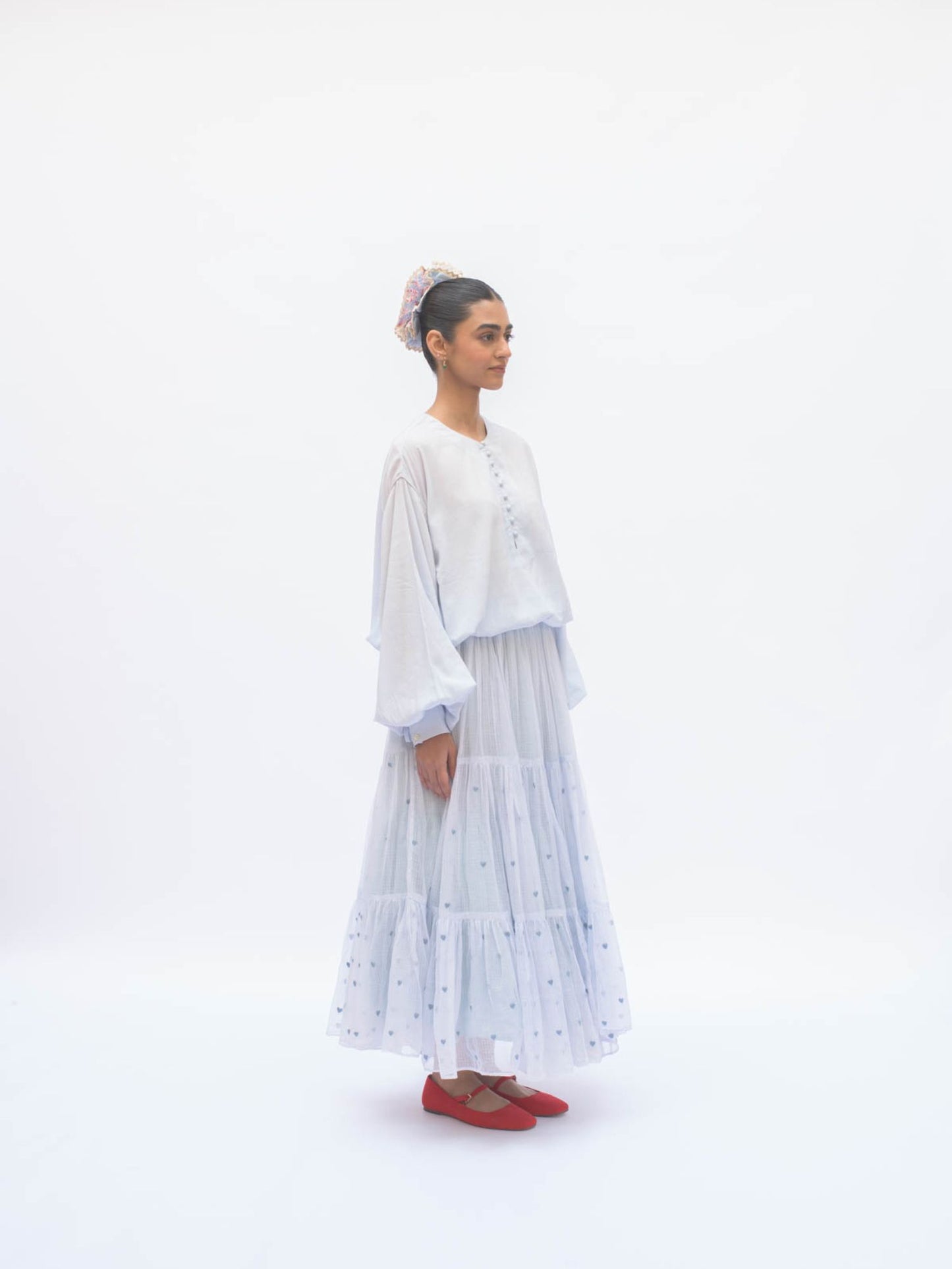 MAYA SKIRT (POWDER BLUE)