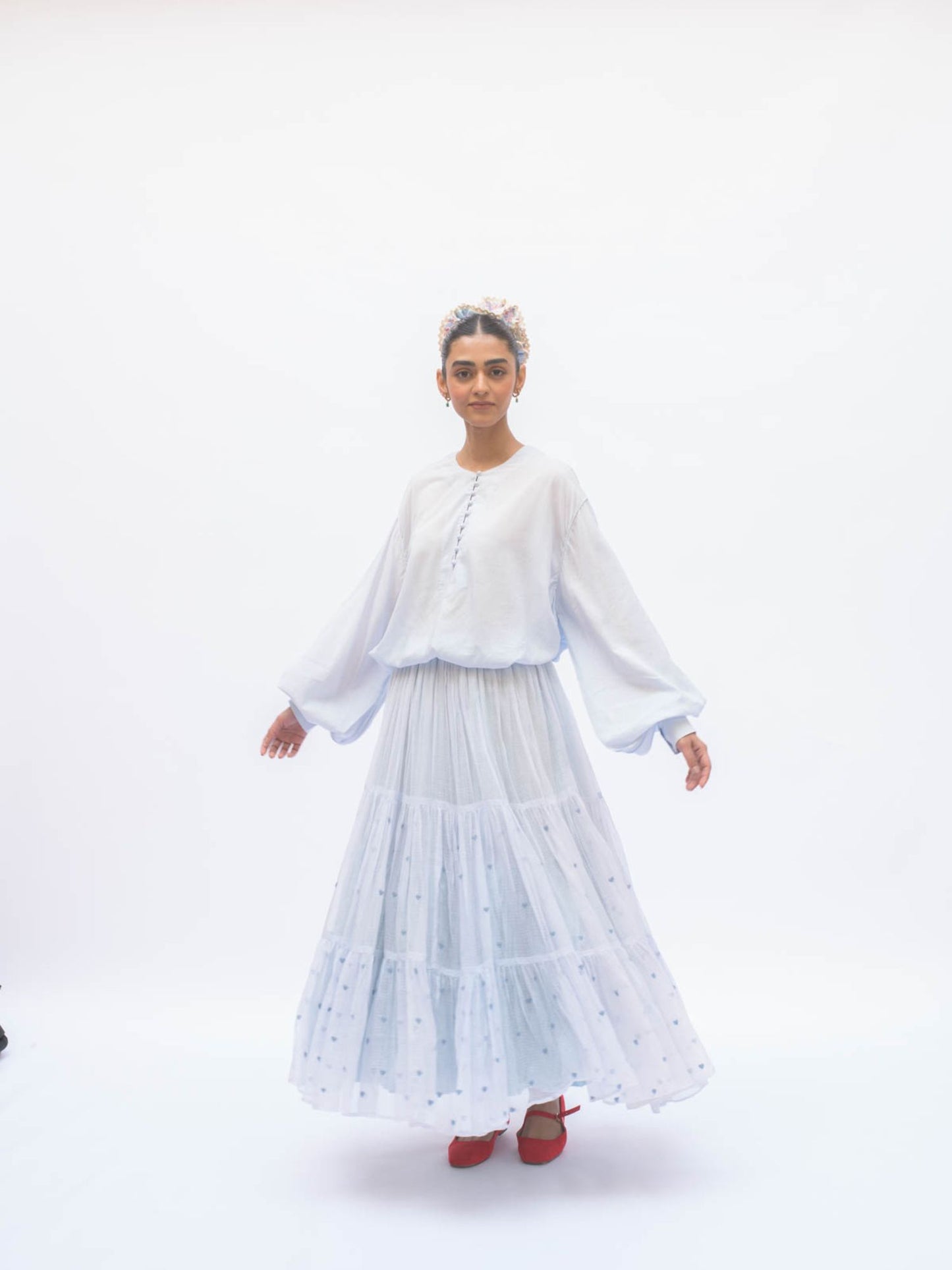 MAYA SKIRT (POWDER BLUE)