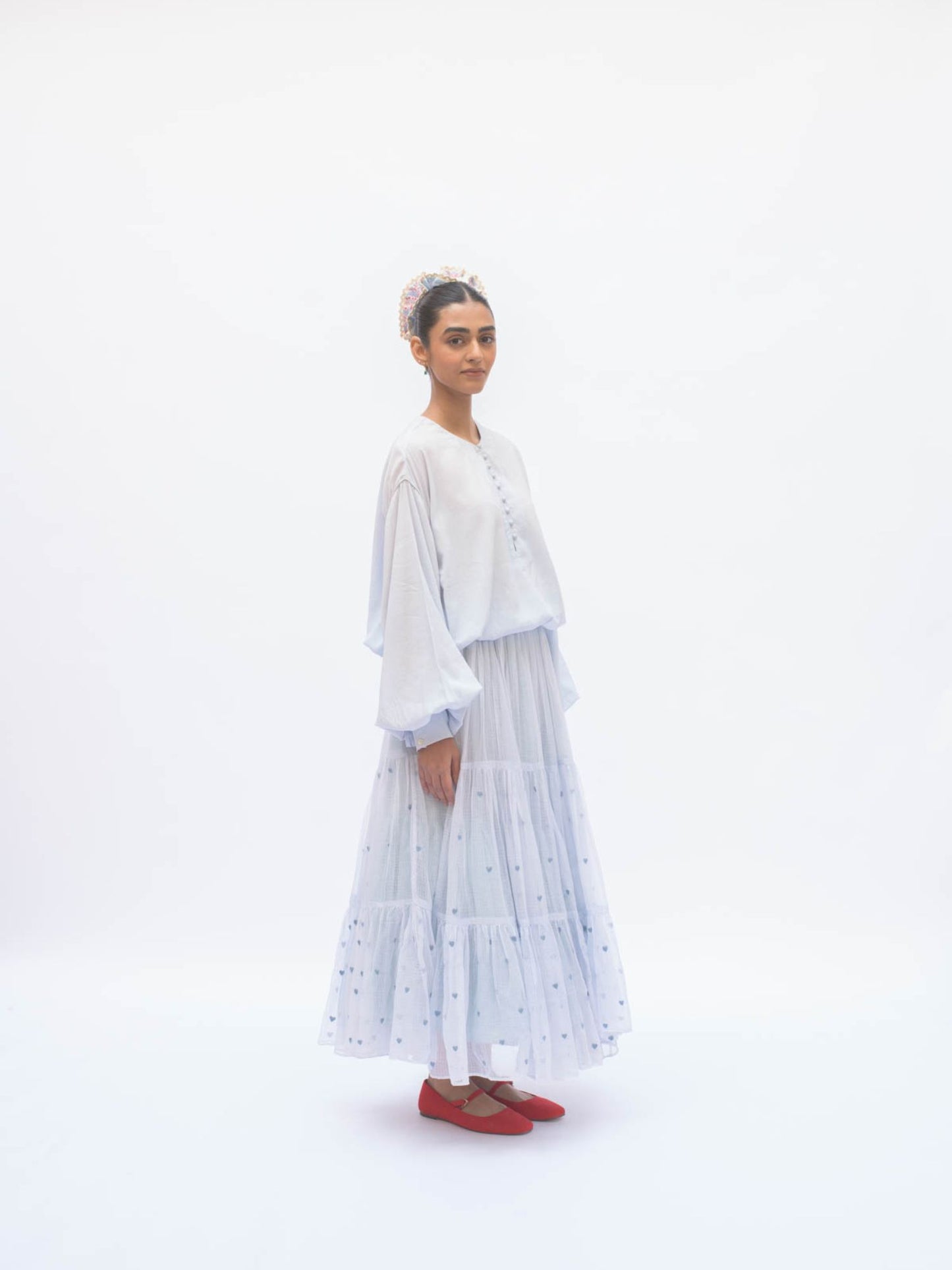 MAYA SKIRT (POWDER BLUE)