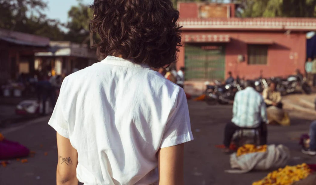 WHITE SHIRT DRESS