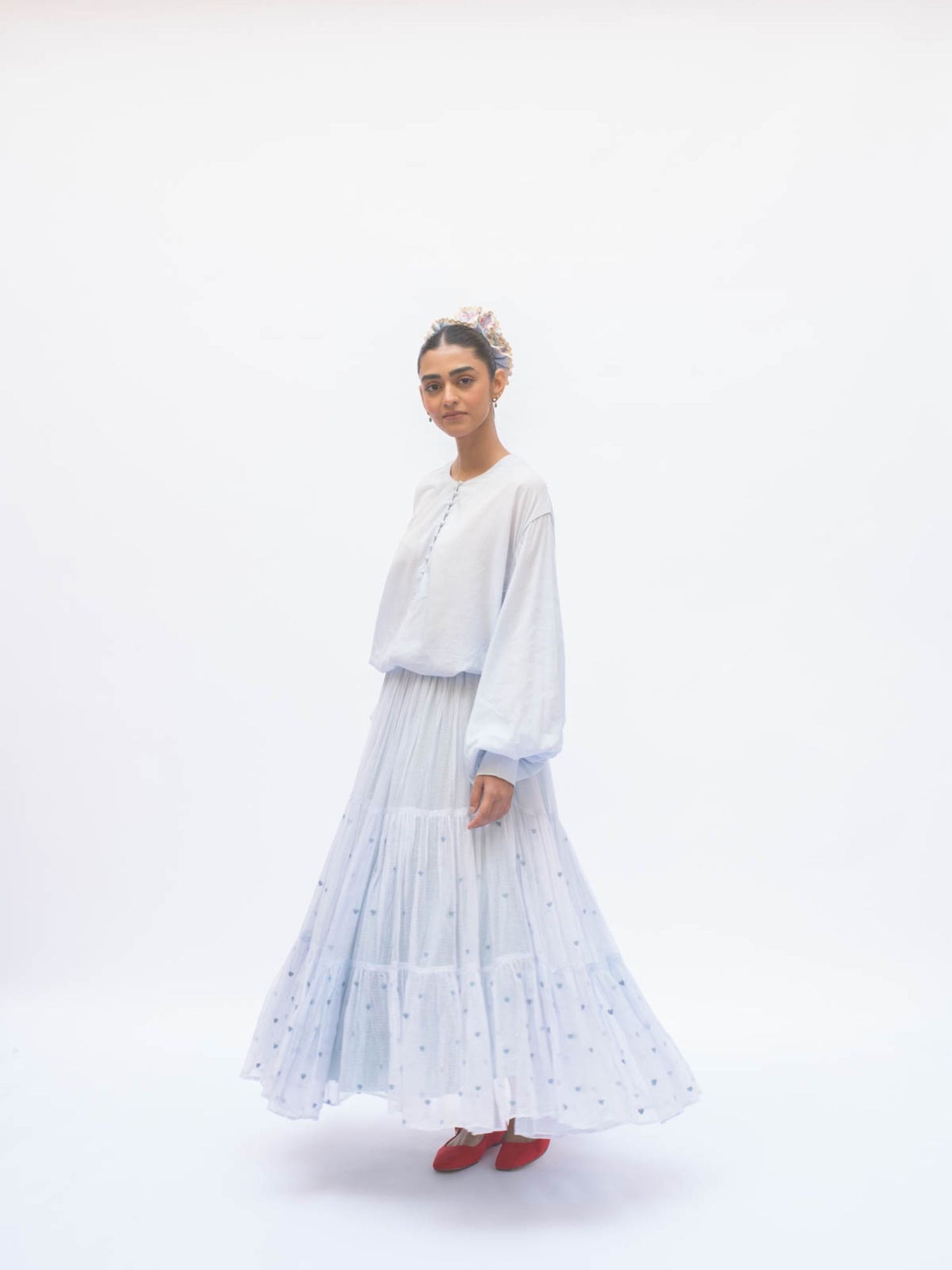 MAYA SKIRT (POWDER BLUE)