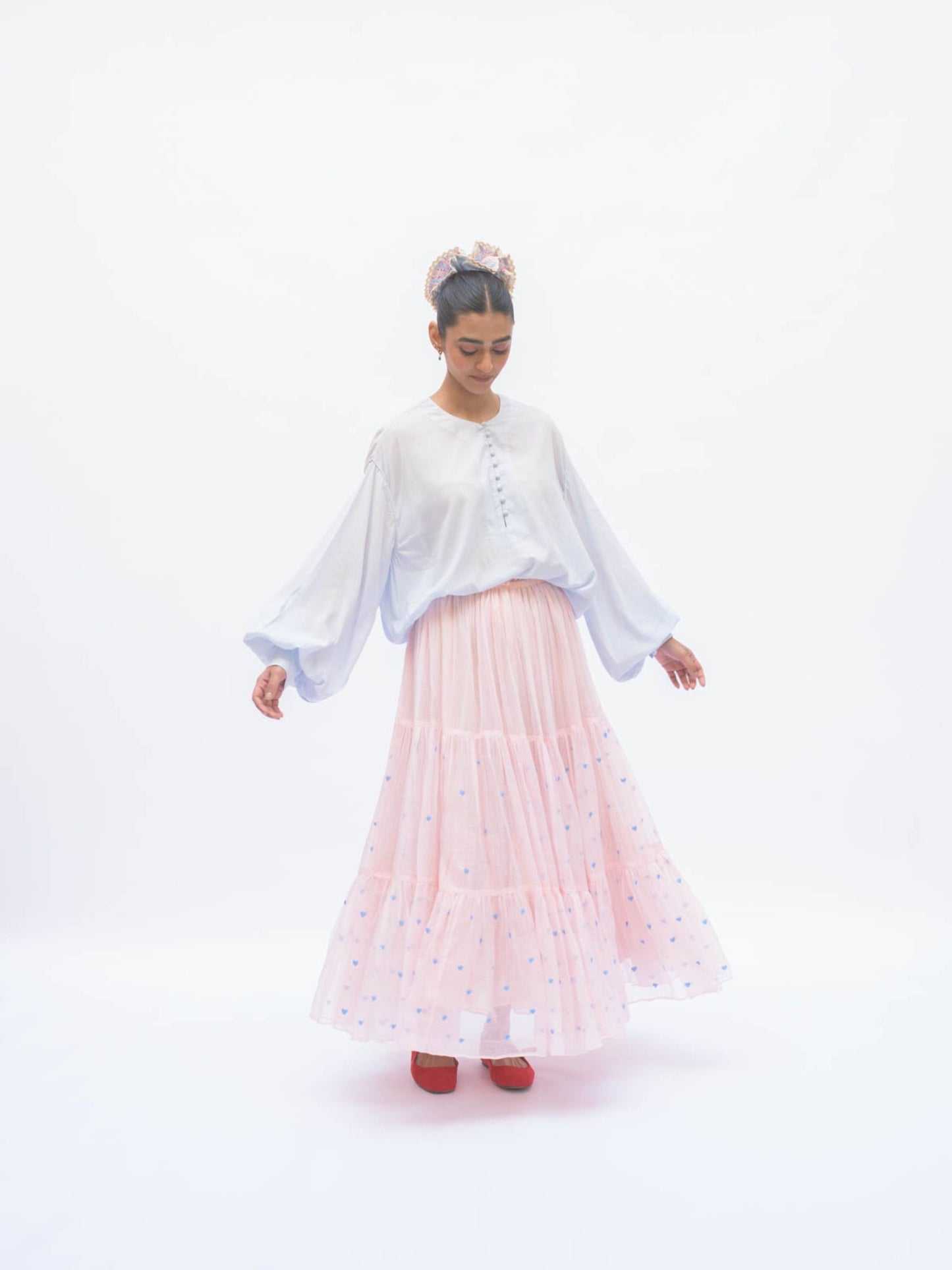 MAYA SKIRT SALMON
