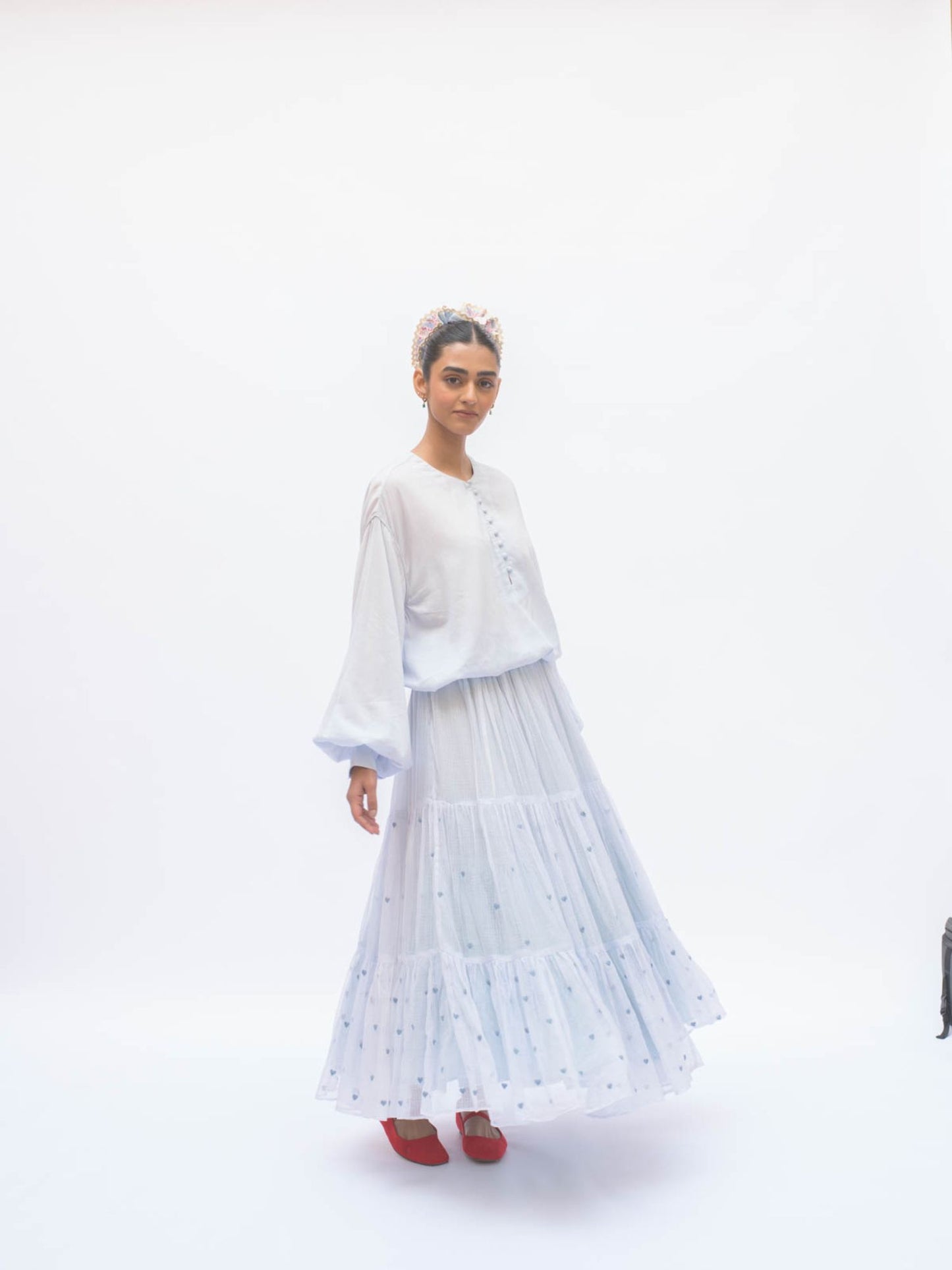 MAYA SKIRT (POWDER BLUE)