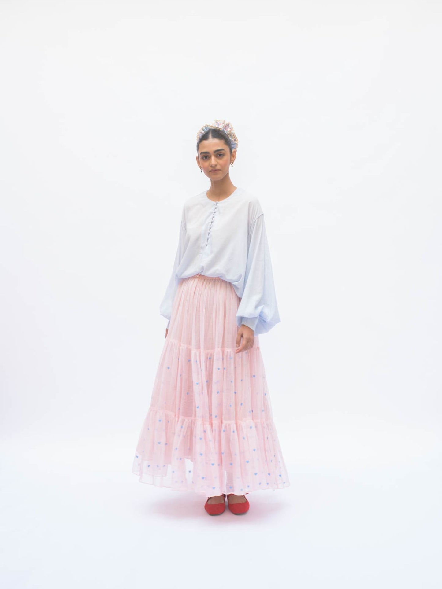 MAYA SKIRT SALMON