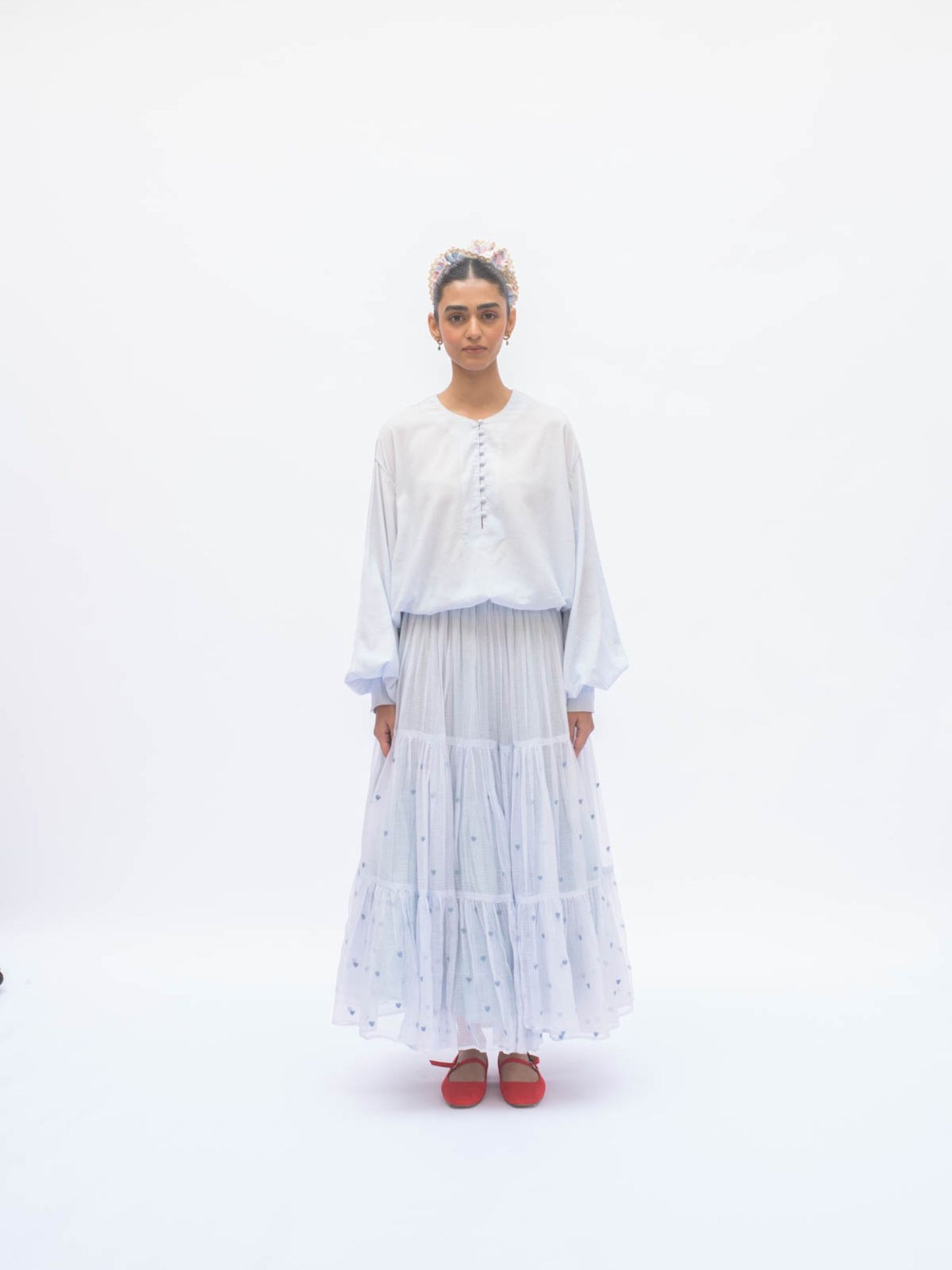 MAYA SKIRT (POWDER BLUE)