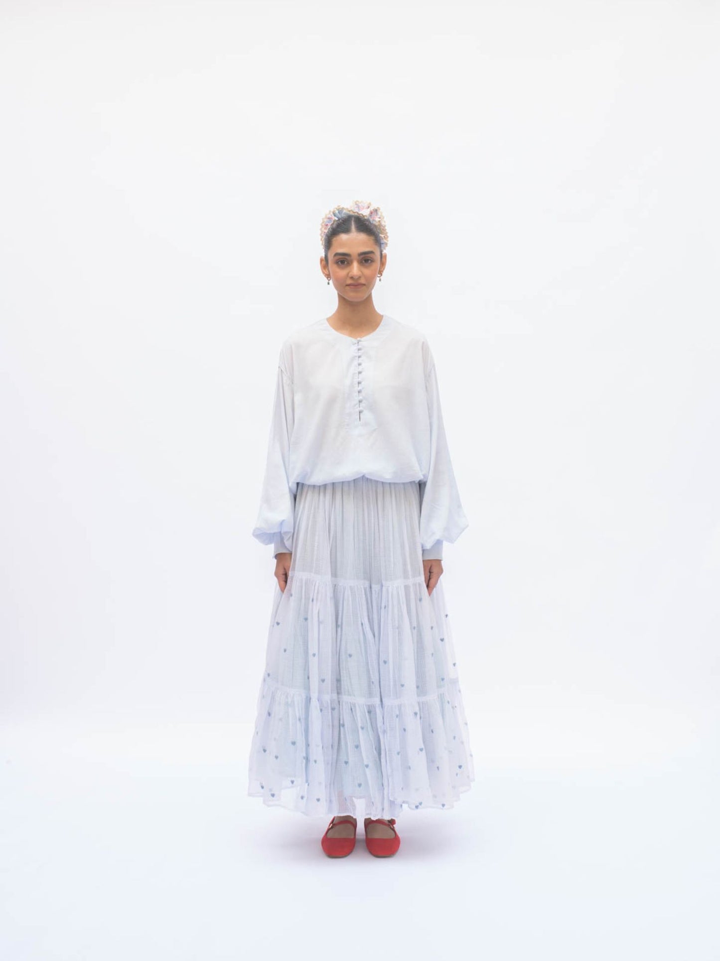 MAYA SKIRT (POWDER BLUE)