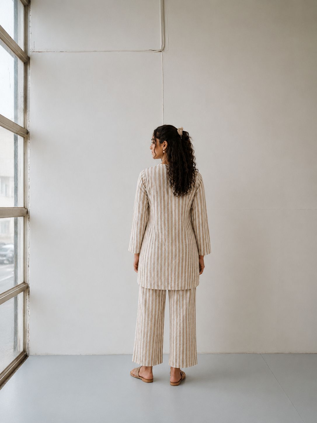 TAUPE STRIPE CO-ORD