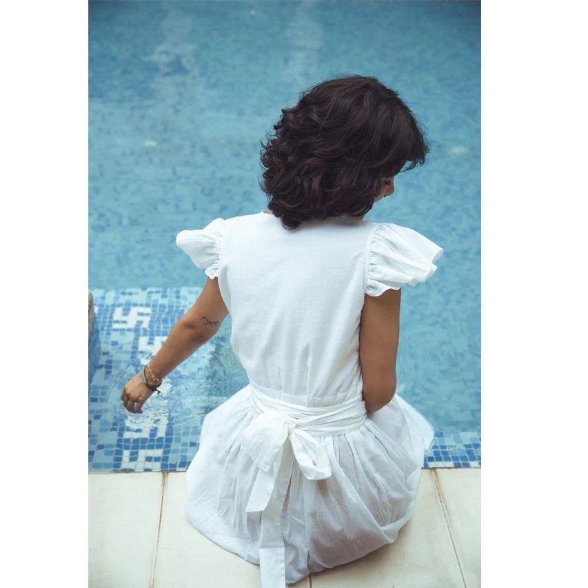 WHITE SUNDRESS