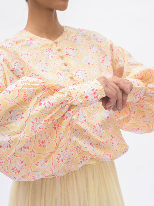 MAYA TOP (LEMON)
