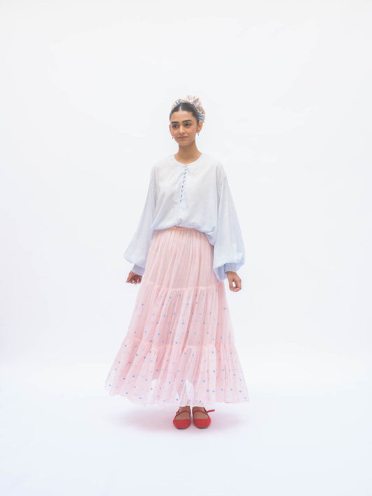 MAYA SKIRT SALMON