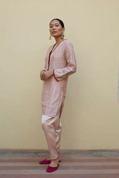 SHORT KURTA (OLD ROSE )