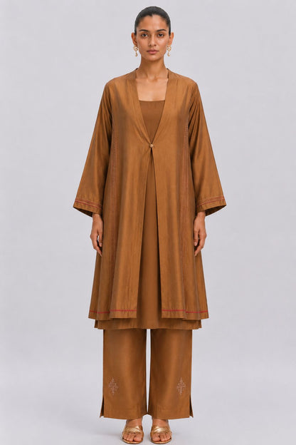 11 KALI KURTA SET (COPPER)