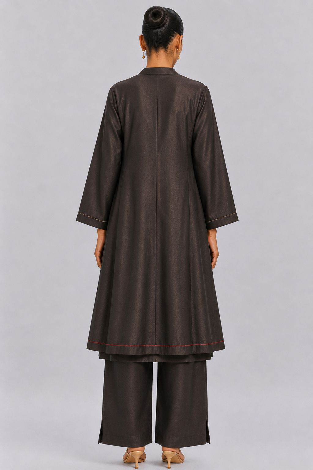 11 KALI KURTA SET (COFFEE)