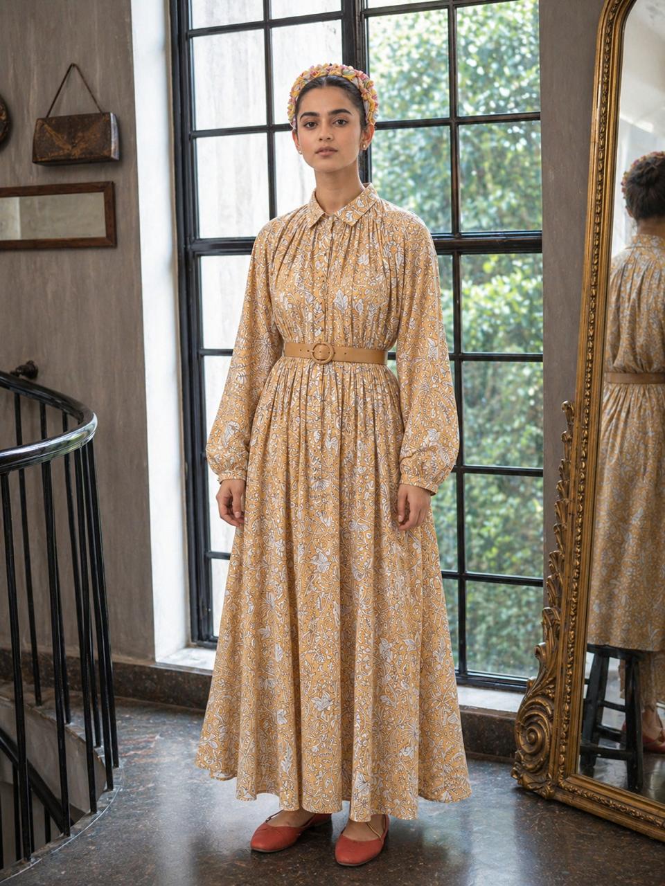 BUTTERFLY SHIRT DRESS