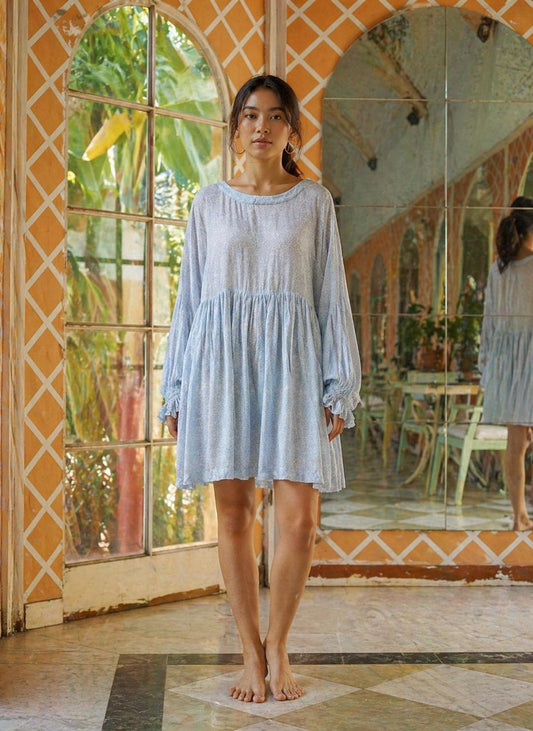 SKY BLUE FIDA TOP