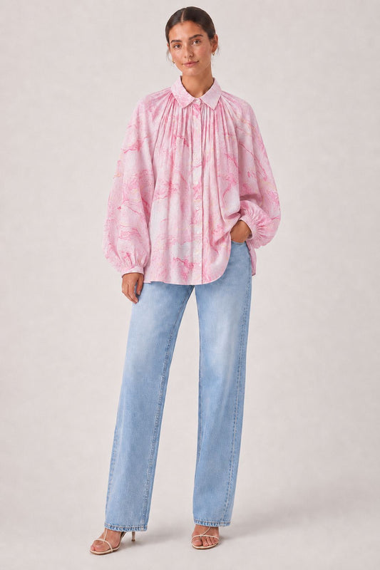 ADVOCATE TOP PINK MARBLE