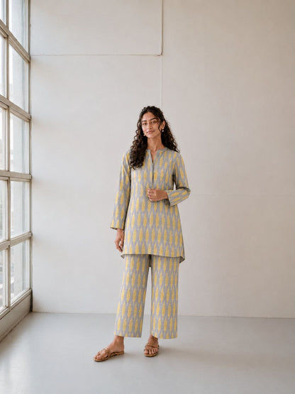 IKAT CO-ORD SET (SET OF 2)