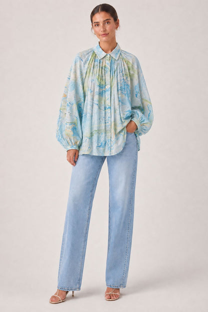 ADVOCATE TOP BLUE-YELLOW