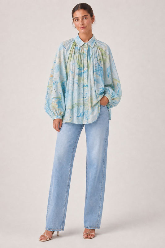 ADVOCATE TOP BLUE-YELLOW