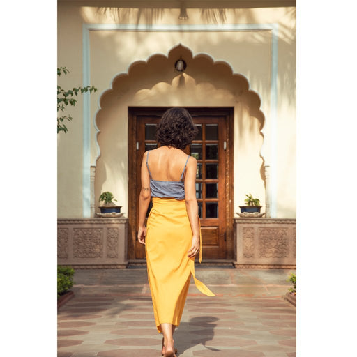 MANGUE WRAP SKIRT (Skirt-Mangue) - Tokree Shop Jaipur