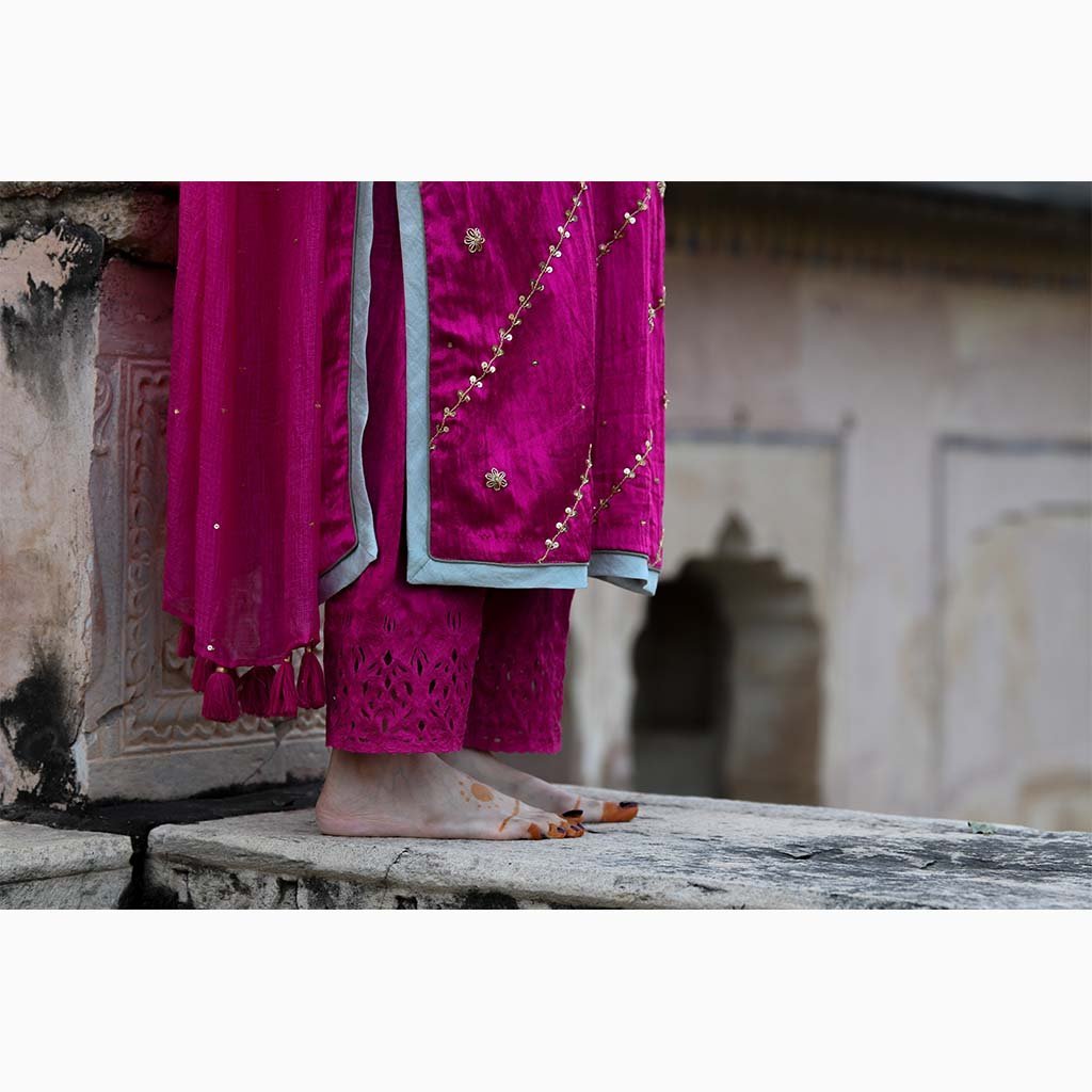 MUKTA MANI (Set of 3-Rani Pink) - Tokree Shop Jaipur