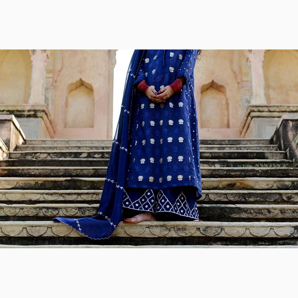 INDRANEEL (Set of 3-Royal Blue) - Tokree Shop Jaipur
