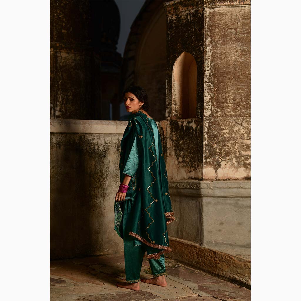 MANDAKINI (Set of 3-Emerald Green) - Tokree Shop Jaipur