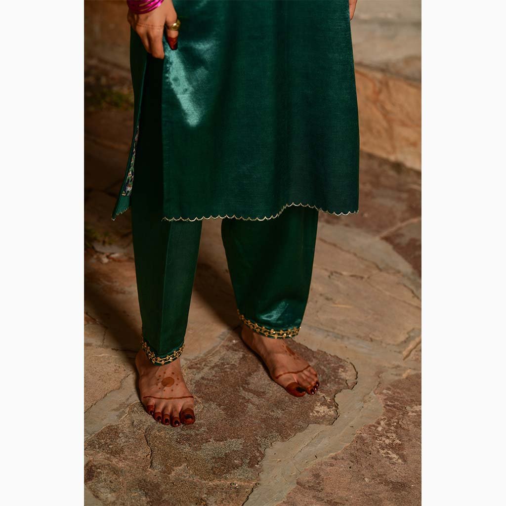 MANDAKINI (Set of 3-Emerald Green) - Tokree Shop Jaipur