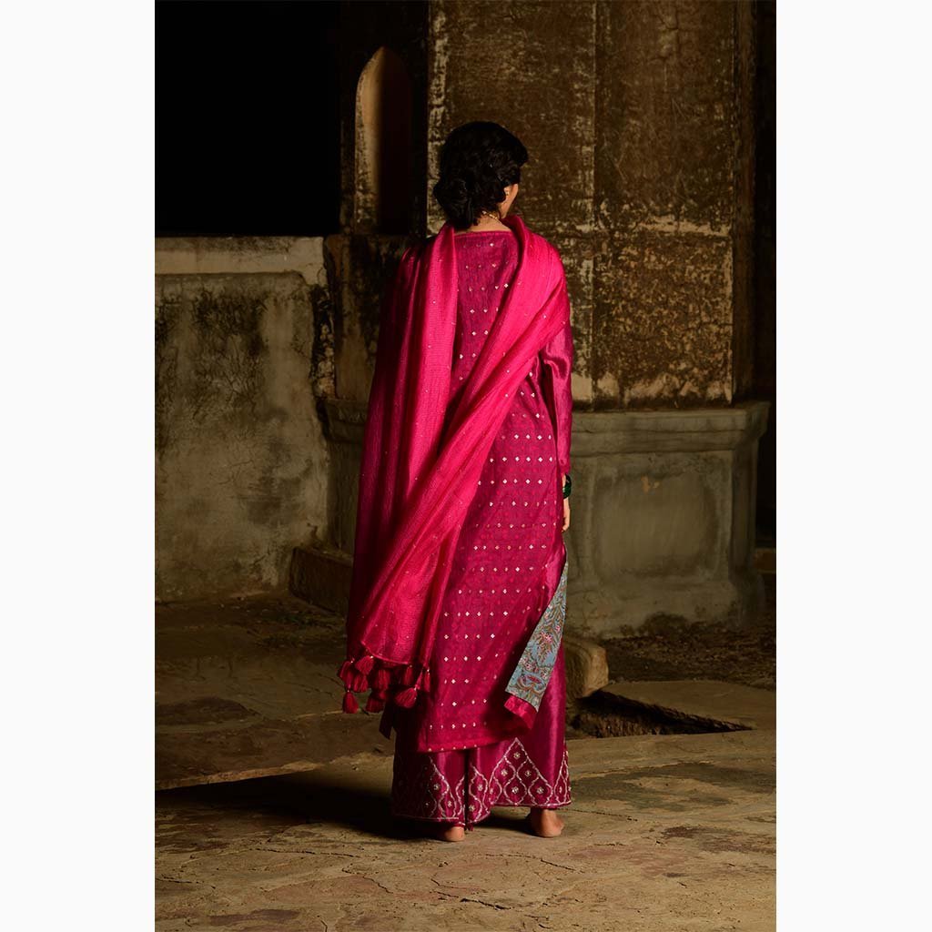 MRIGANKA (Set of 3-Rani Pink) - Tokree Shop Jaipur