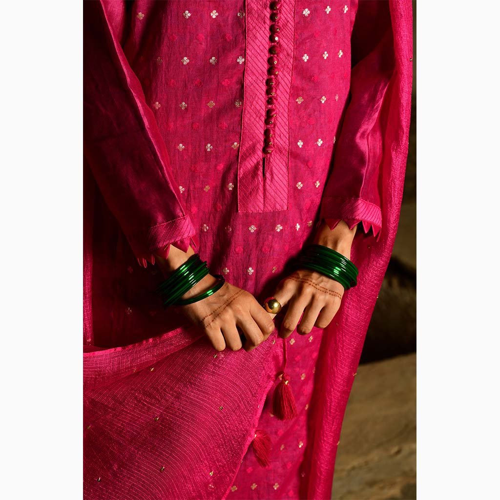 MRIGANKA (Set of 3-Rani Pink) - Tokree Shop Jaipur