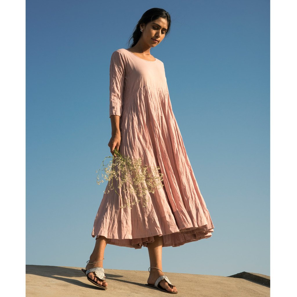 HARINI (Kurta/Dress-Old Rose) - Tokree Shop Jaipur