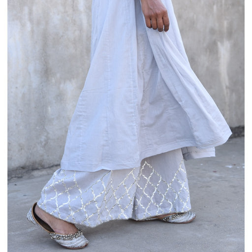 MAANSA (Pant/Pajama-Grey) - Tokree Shop Jaipur