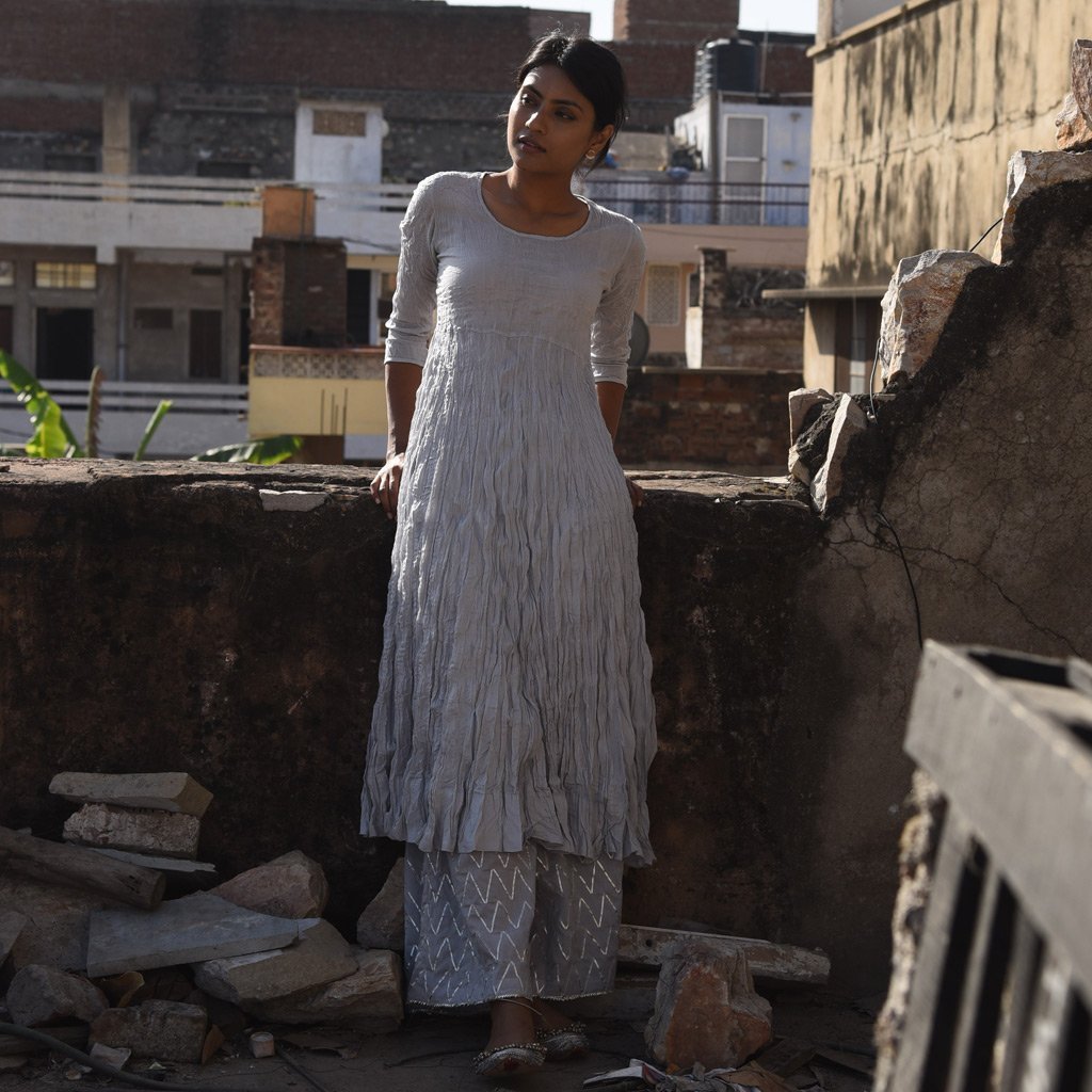 ILAA (Kurta/Dress-Grey) - Tokree Shop Jaipur