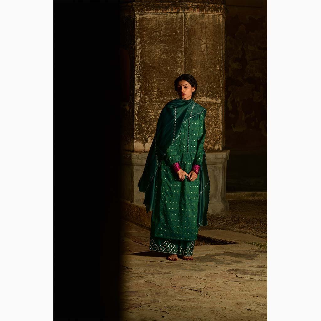 PANNA-MOTI (Set of 3-Emerald Green) - Tokree Shop Jaipur