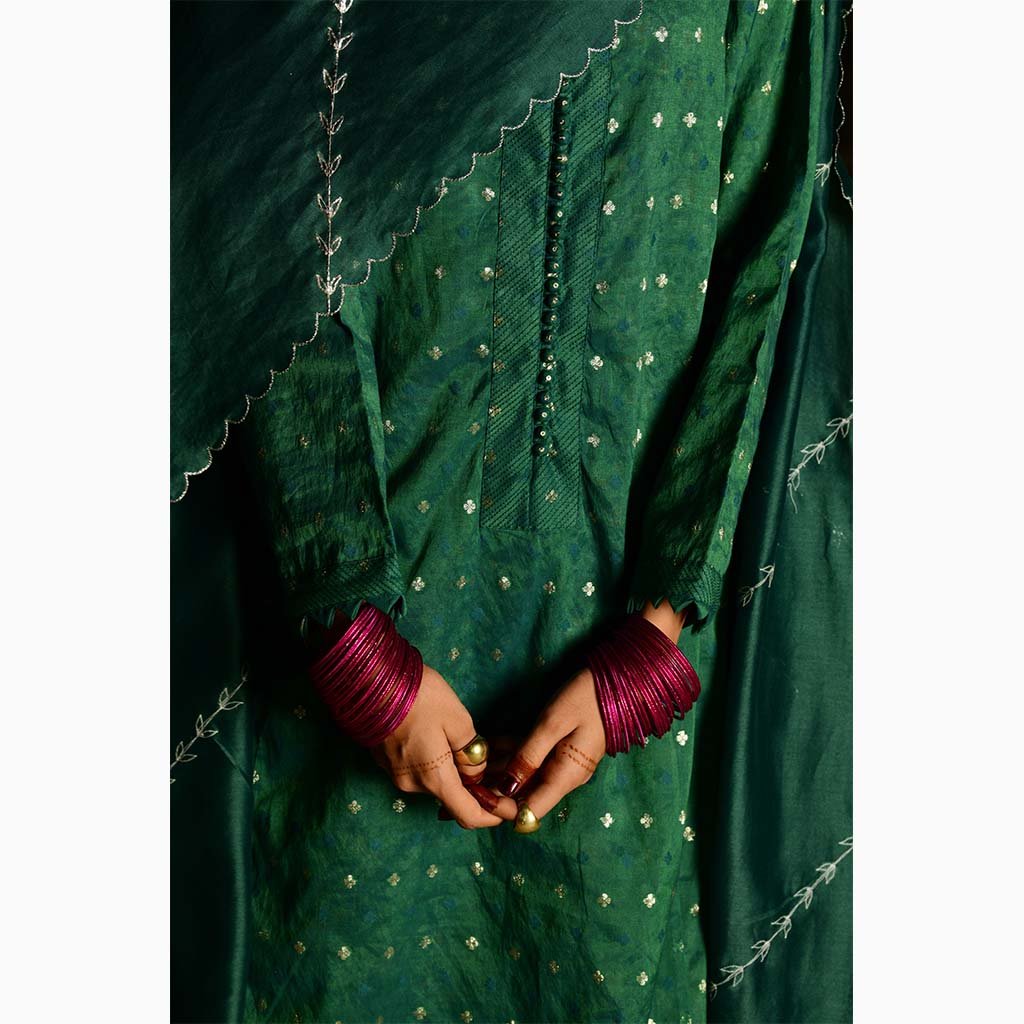 PANNA-MOTI (Set of 3-Emerald Green) - Tokree Shop Jaipur