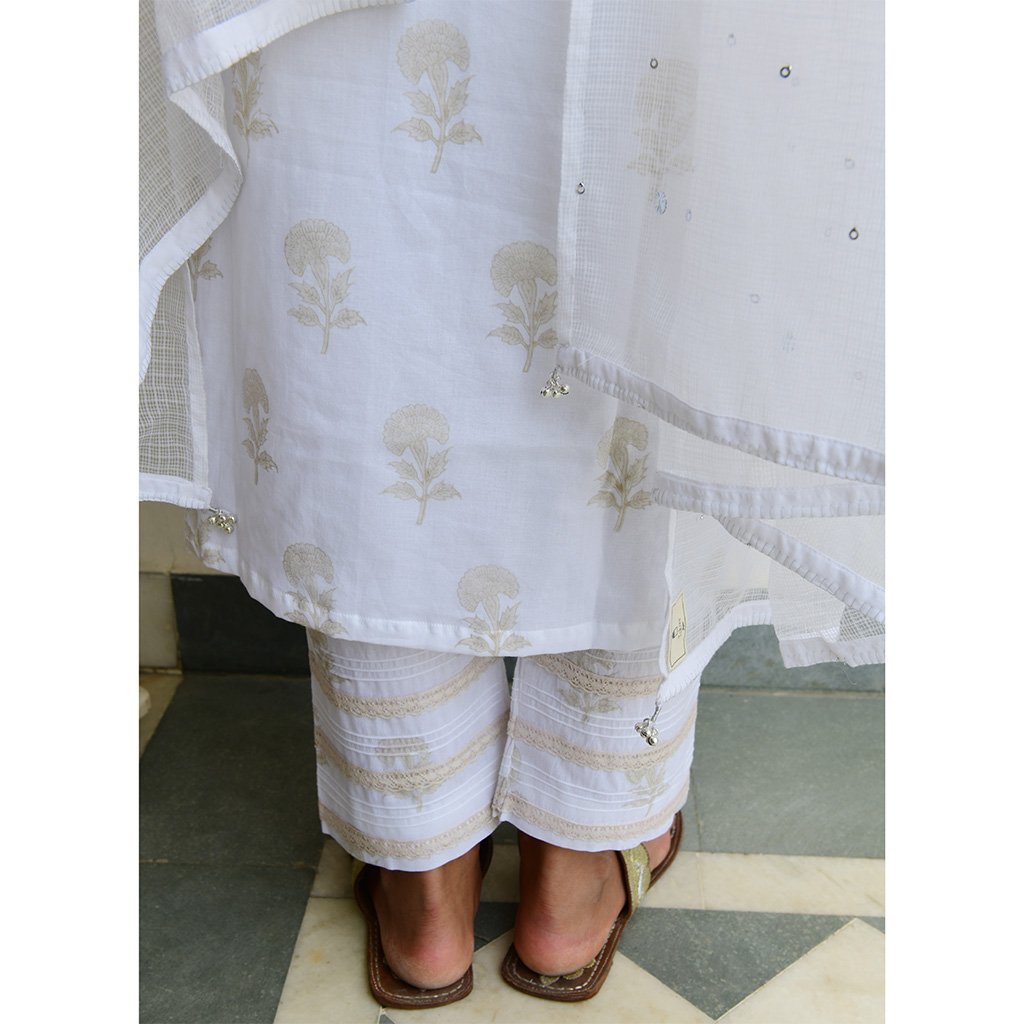 AHILYA (Set of 3-White) - Tokree Shop Jaipur