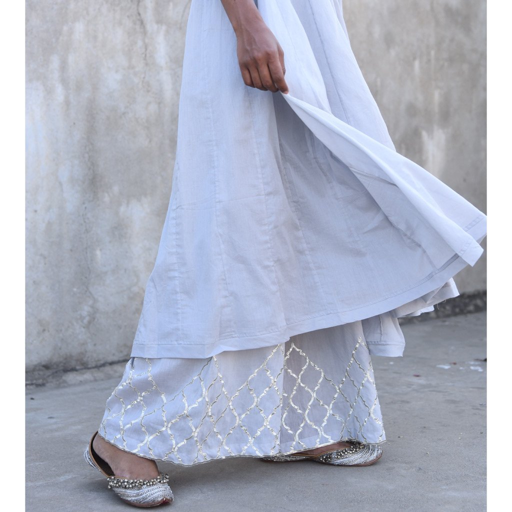 MAANSA (Pant/Pajama-Grey) - Tokree Shop Jaipur