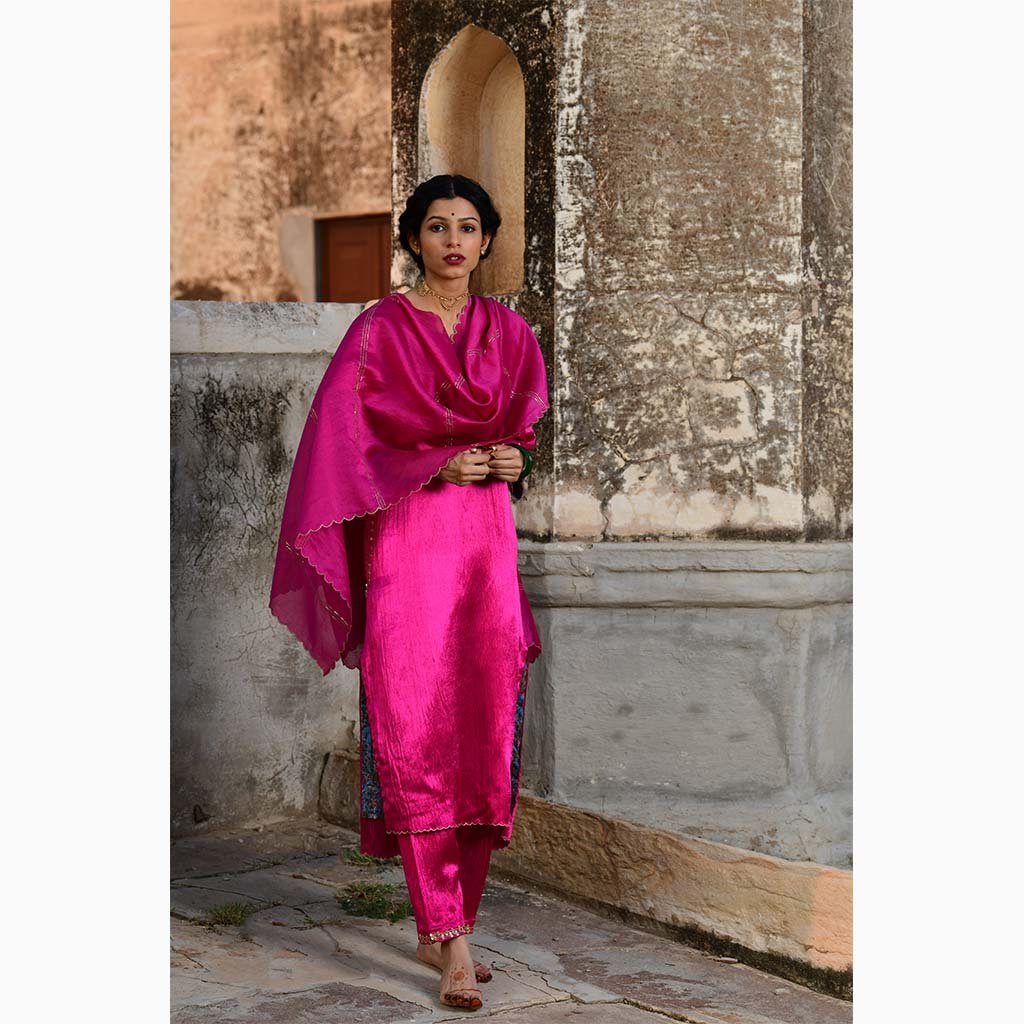 GOMED (Set of 3-Rani Pink) - Tokree Shop Jaipur