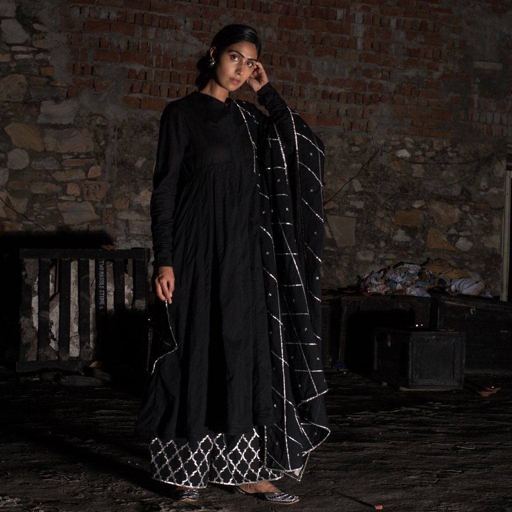 AAFREEN (Kurta/Dress-Black) - Tokree Shop Jaipur