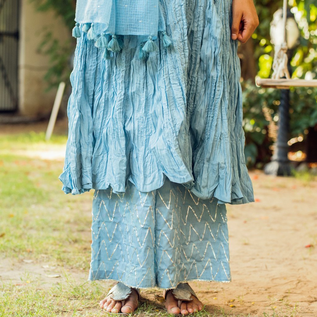 INAAYAT (Kurta/dress-Sky Blue) - Tokree Shop Jaipur