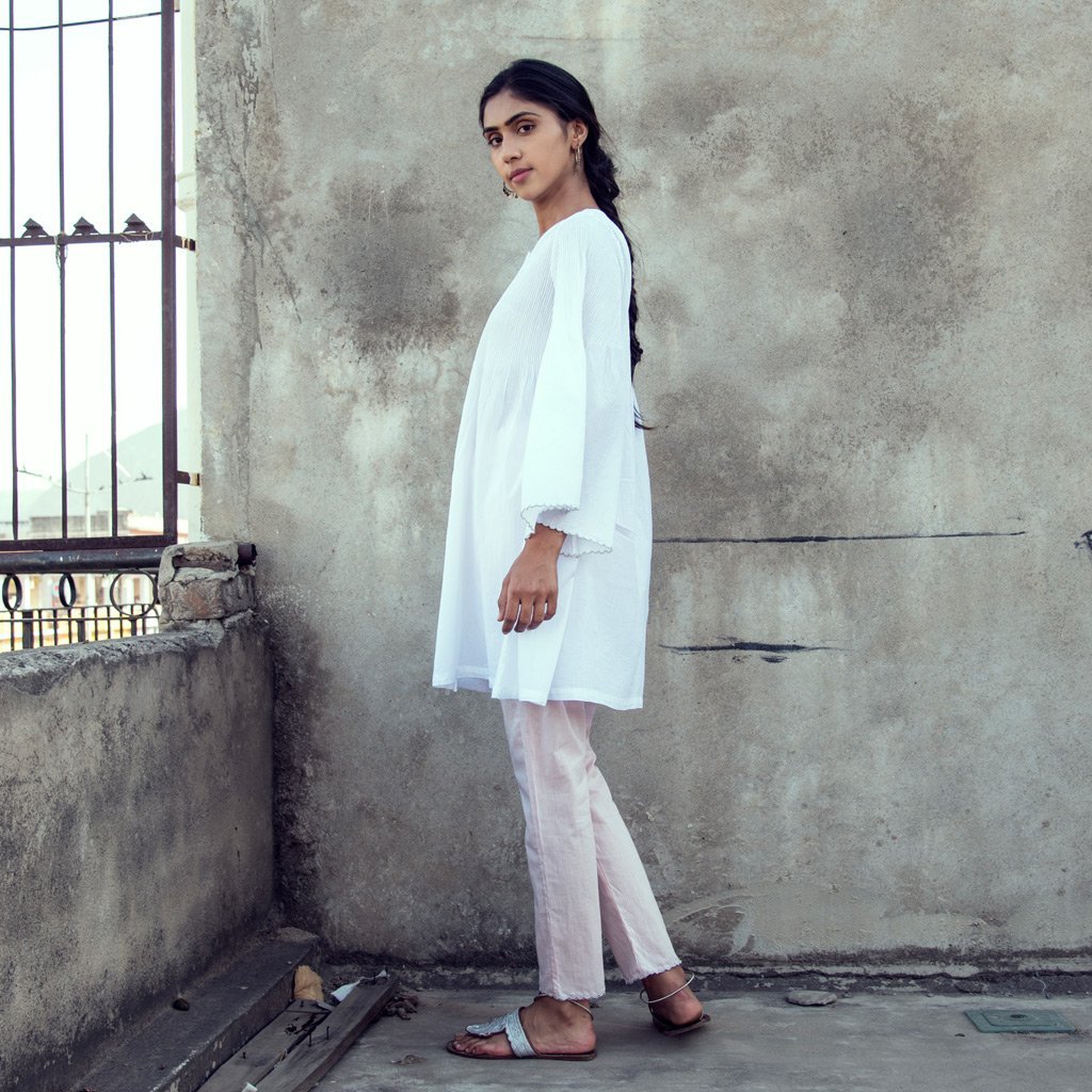 ADA (Pant/Pajama-Powder Pink) - Tokree Shop Jaipur