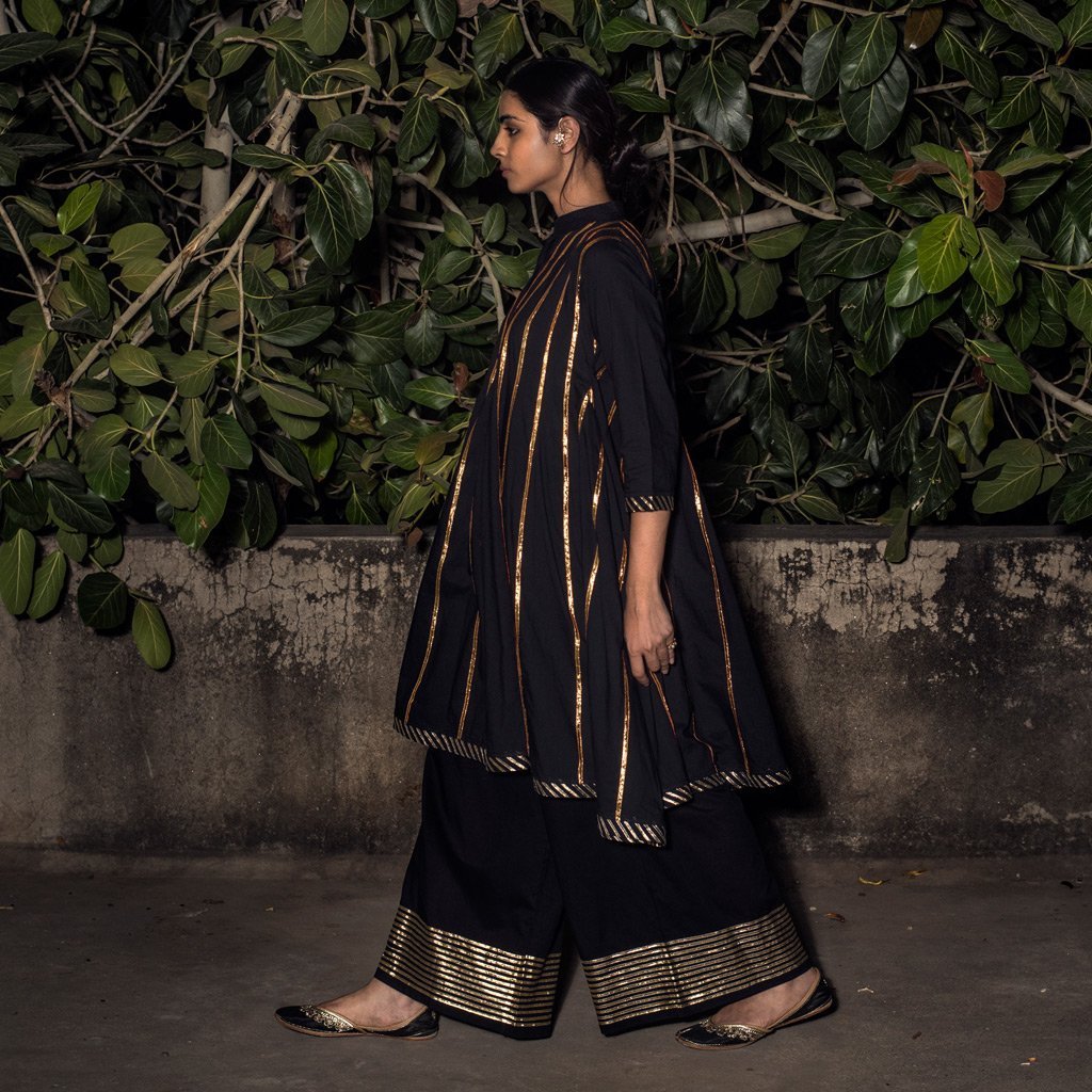 KAJAL (Pant/Pajama-Black) - Tokree Shop Jaipur