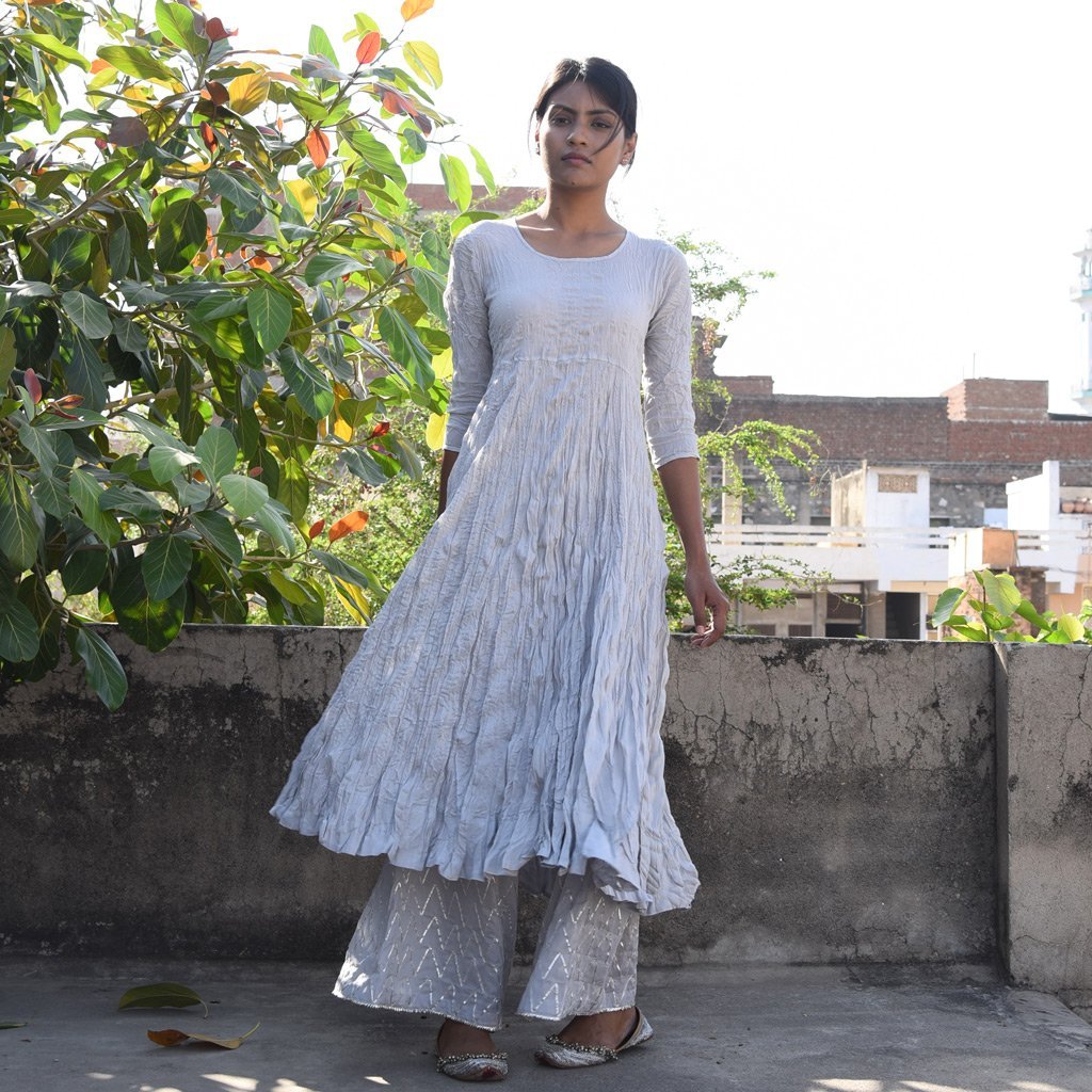 ILAA (Kurta/Dress-Grey) - Tokree Shop Jaipur