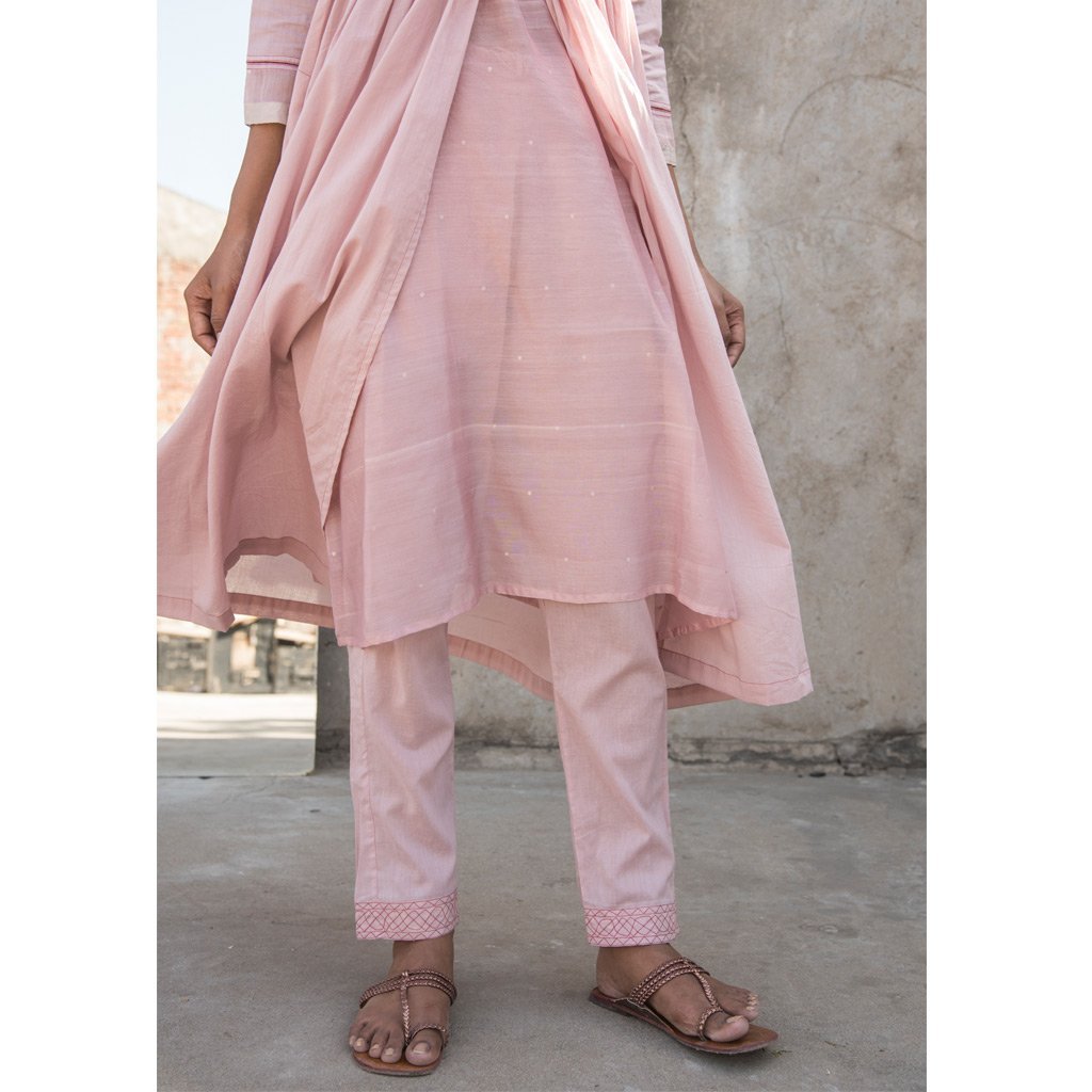 AFROZA (Pant/Pajama-Old Rose) - Tokree Shop Jaipur
