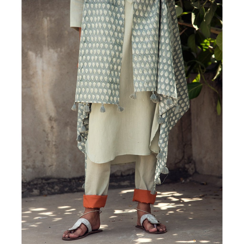 BALQUIS (Pant/Pajama-Sage Green) - Tokree Shop Jaipur